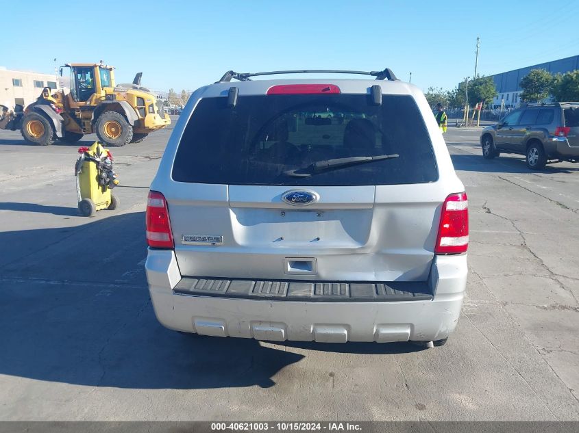 2011 Ford Escape Xlt Automatic VIN: 1FMCU0D70BKB07254 Lot: 40621003