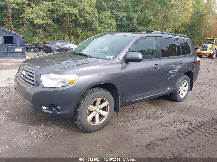 2010 Toyota Highlander Base V6 VIN: 5TDBK3EH6AS019167 Lot: 40621024