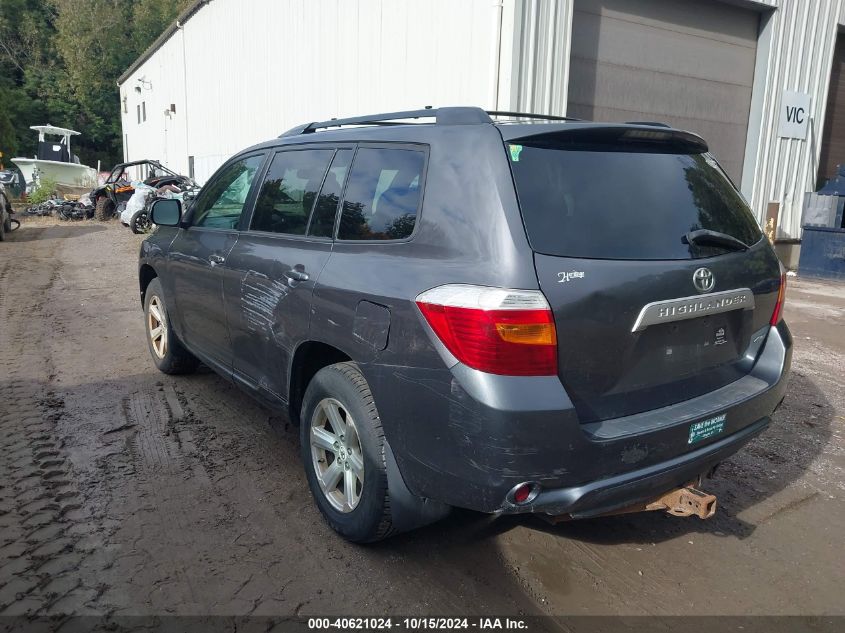 2010 Toyota Highlander Base V6 VIN: 5TDBK3EH6AS019167 Lot: 40621024