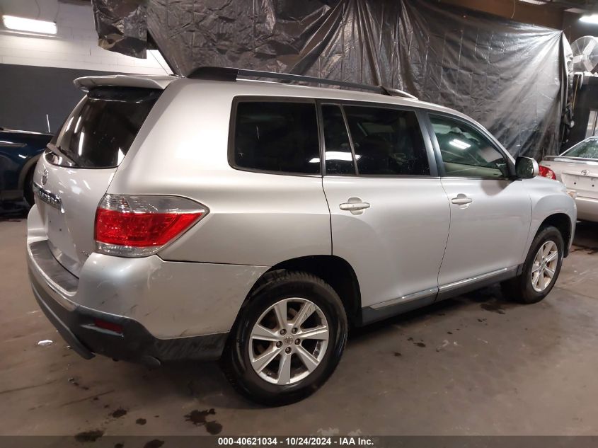 2012 Toyota Highlander Se VIN: 5TDBK3EH0CS097091 Lot: 40621034