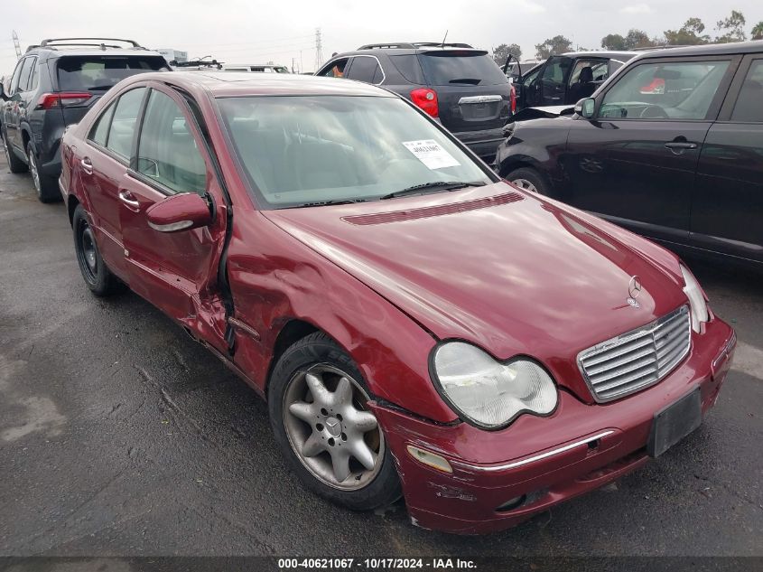 2001 Mercedes-Benz C 320 320 VIN: WDBRF64J51F069632 Lot: 40621067