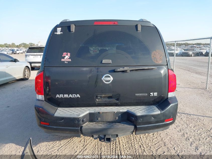 2009 Nissan Armada Se VIN: 5N1BA08D29N600172 Lot: 40621075