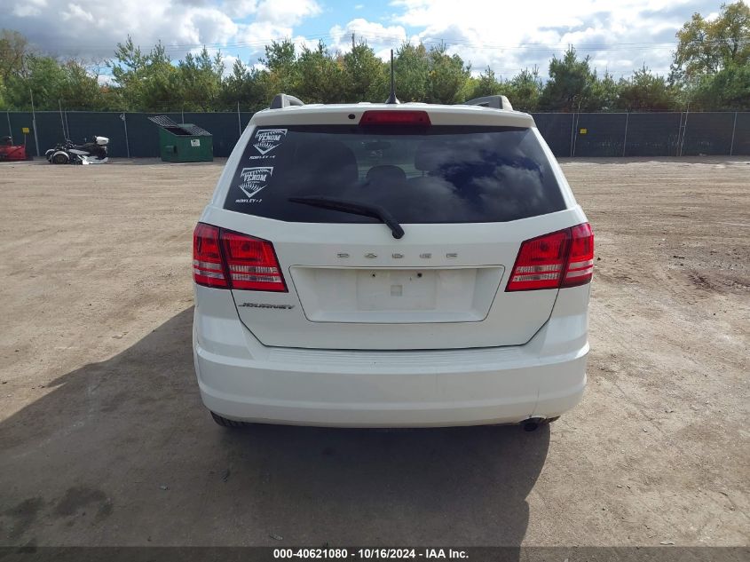 2016 Dodge Journey Se VIN: 3C4PDCAB0GT151874 Lot: 40621080