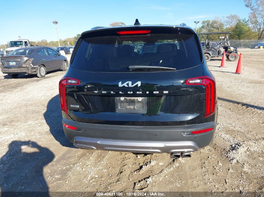 2022 Kia Telluride Sx VIN: 5XYP5DHC1NG303537 Lot: 40621100