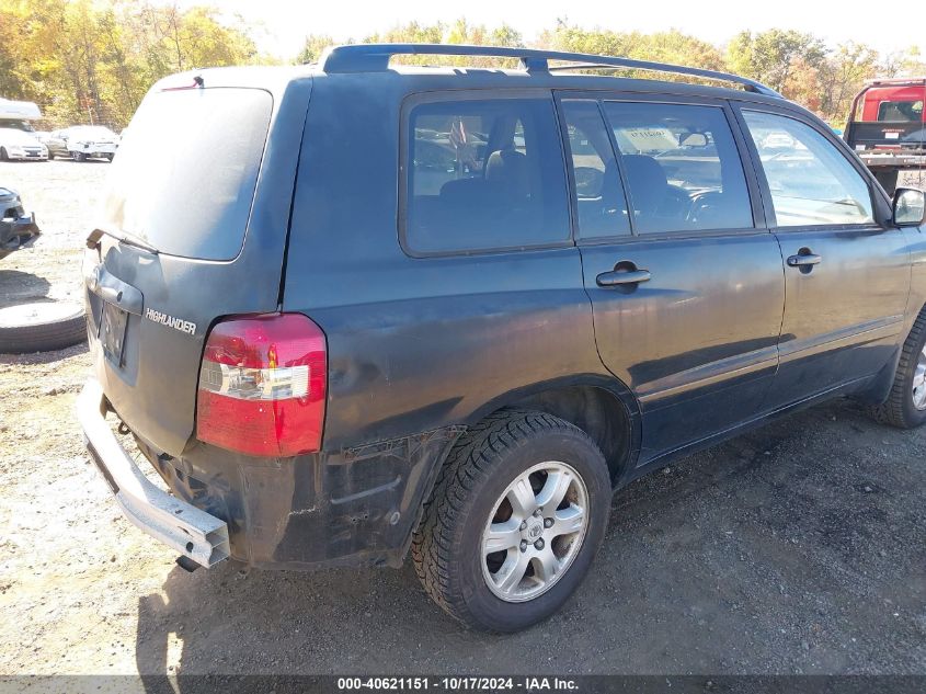 2003 Toyota Highlander V6 VIN: JTEHF21A830154542 Lot: 40621151