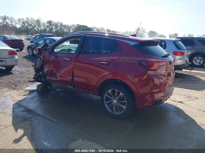 VIN 3N1AB7AP7EY304493 2021 BUICK ENCORE GX no.3