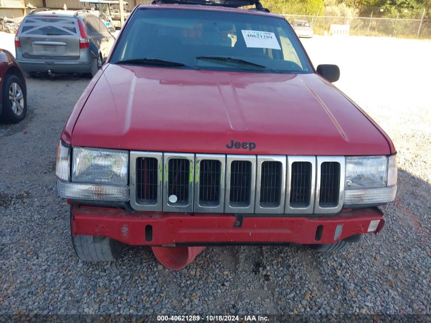 1996 Jeep Grand Cherokee Laredo VIN: 1J4GZ58S1TC262985 Lot: 40621289