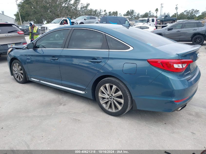 2017 Hyundai Sonata Sport VIN: 5NPE34AF0HH578606 Lot: 40621318