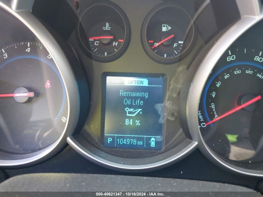 2013 Chevrolet Cruze Lt VIN: 1G1PC5SB3D7265213 Lot: 40621347