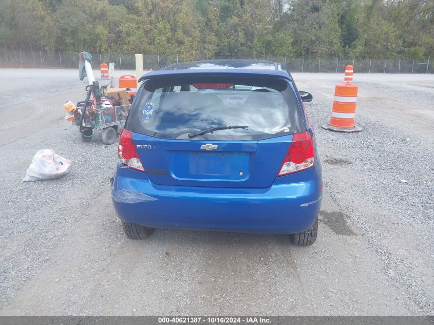 2006 Chevrolet Aveo Lt VIN: KL1TG66656B579417 Lot: 40621387