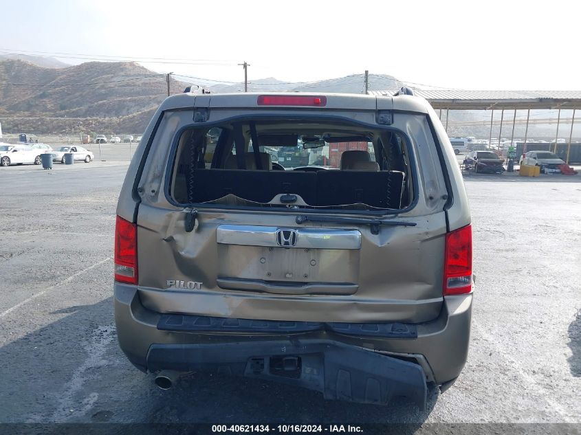 2011 Honda Pilot Ex-L VIN: 5FNYF3H53BB015972 Lot: 40621434