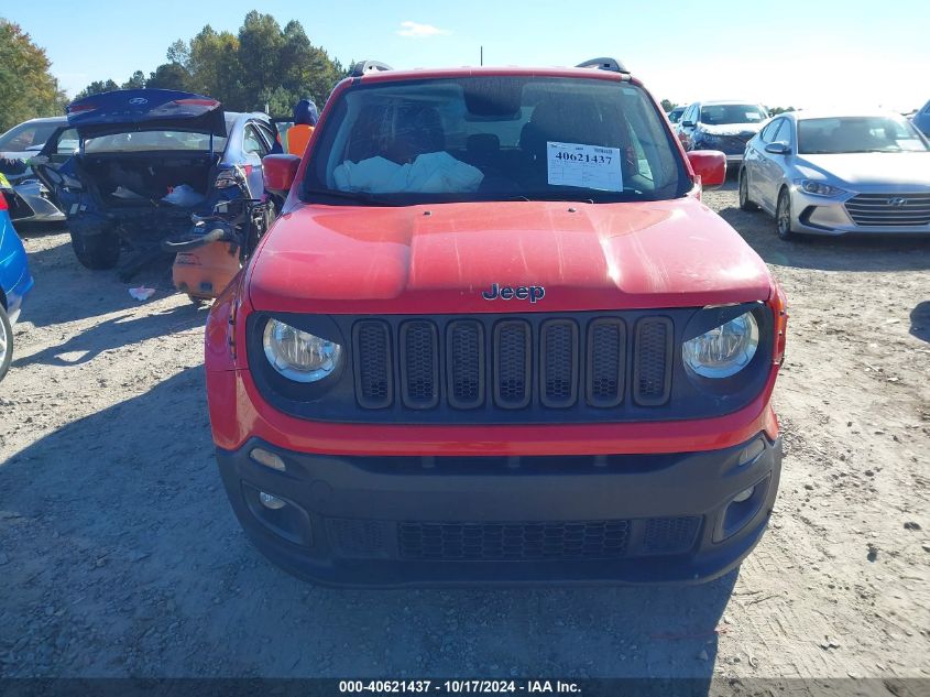 2018 Jeep Renegade Latitude Fwd VIN: ZACCJABB1JPH54132 Lot: 40621437