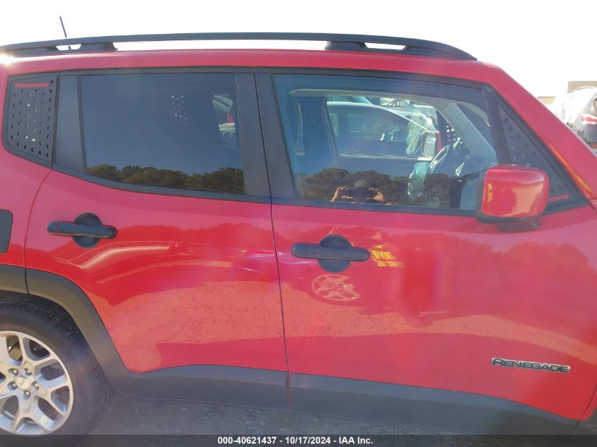 2018 Jeep Renegade Latitude Fwd VIN: ZACCJABB1JPH54132 Lot: 40621437