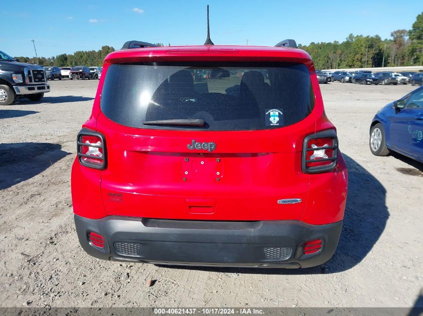 2018 Jeep Renegade Latitude Fwd VIN: ZACCJABB1JPH54132 Lot: 40621437