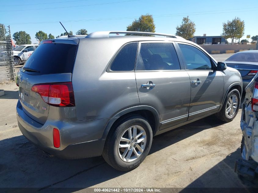 2015 Kia Sorento Lx VIN: 5XYKT4A64FG658014 Lot: 40621442