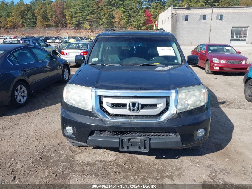 2011 Honda Pilot Touring VIN: 5FNYF4H95BB084316 Lot: 40621451