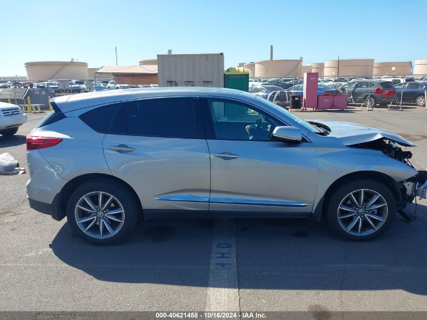 2019 Acura Rdx Technology Package VIN: 5J8TC1H55KL011492 Lot: 40621458