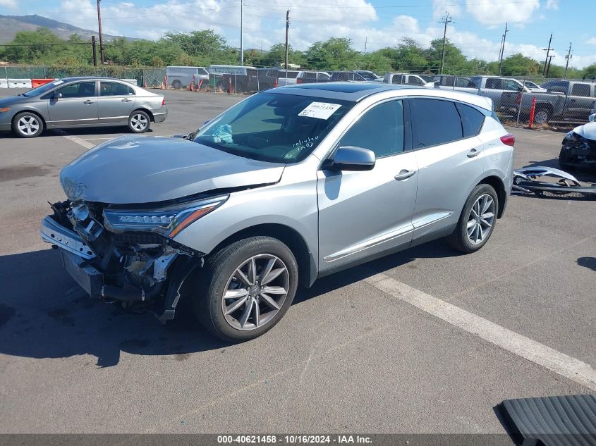 VIN 5J8TC1H55KL011492 2019 Acura RDX, Technology Pa... no.2