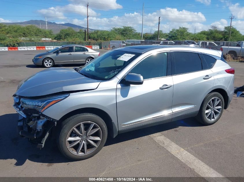 2019 Acura Rdx Technology Package VIN: 5J8TC1H55KL011492 Lot: 40621458