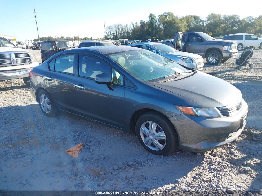 2012 Honda Civic Sdn Lx VIN: 2HGFB2F57CH300851 Lot: 40621493