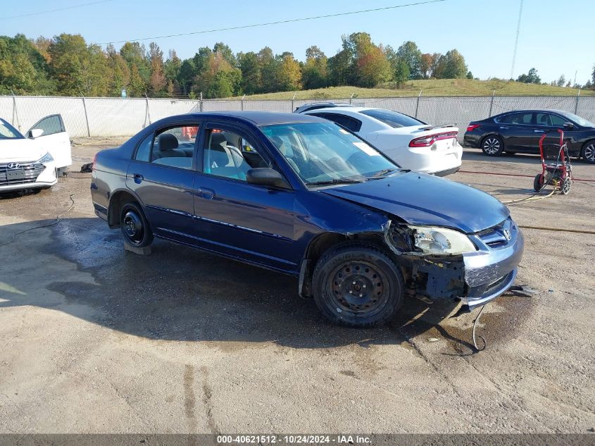 2004 Honda Civic Lx VIN: 2HGES16534H525565 Lot: 40621512