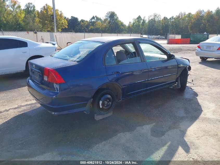 2004 Honda Civic Lx VIN: 2HGES16534H525565 Lot: 40621512