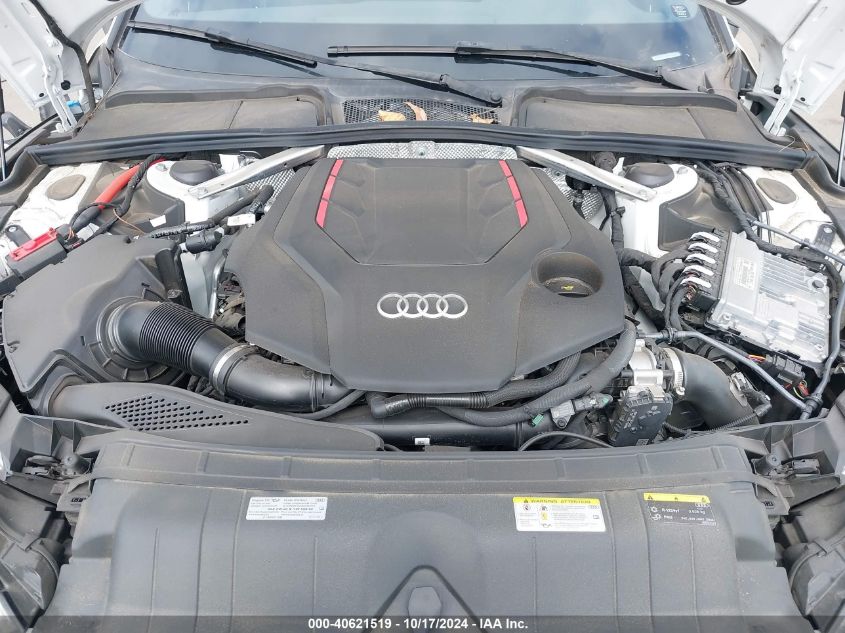 2022 Audi S5 Sportback Premium Tfsi Quattro Tiptronic VIN: WAUA4CF51NA033679 Lot: 40621519