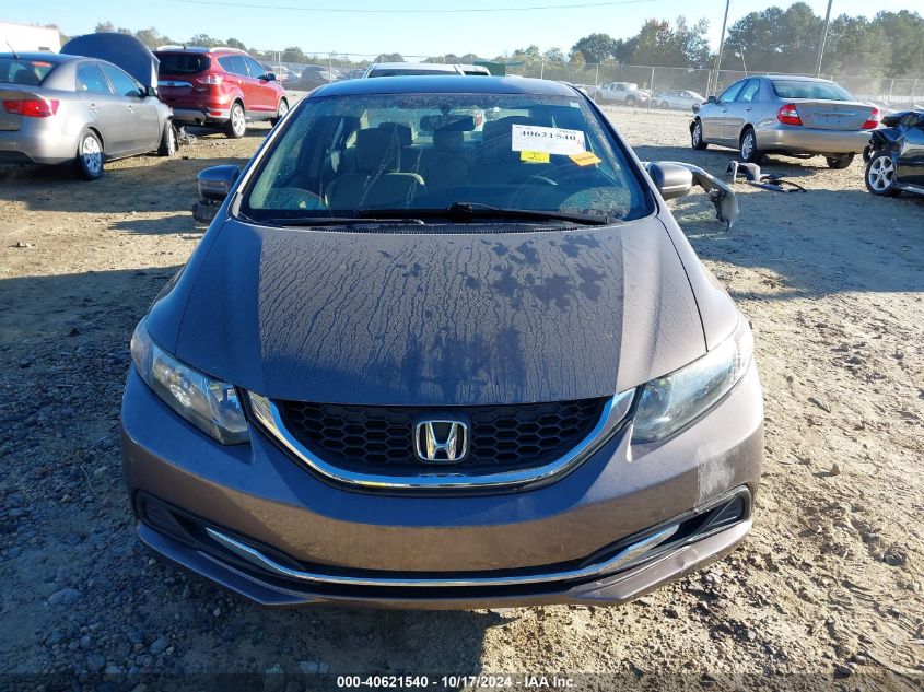 2014 Honda Civic Lx VIN: 2HGFB2F57EH522860 Lot: 40621540