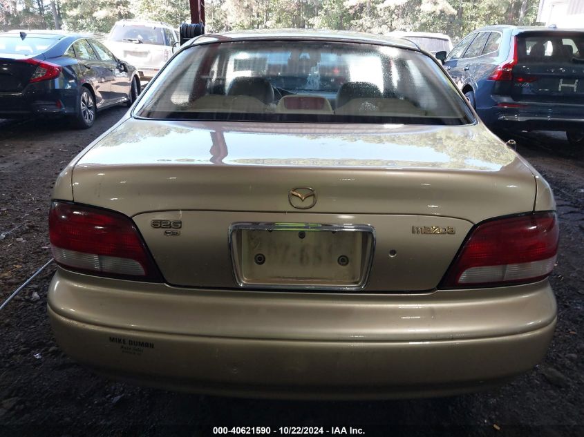 1999 Mazda 626 Es/Lx VIN: 1YVGF22C7X5839229 Lot: 40621590