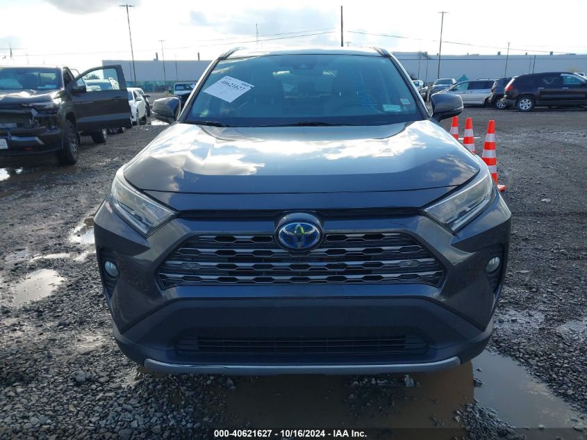 2020 Toyota Rav4 Hybrid Limited VIN: 2T3DWRFV5LW075056 Lot: 40621627