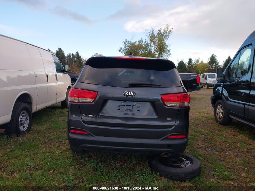 2016 Kia Sorento 2.4L Lx VIN: 5XYPGDA35GG054828 Lot: 40621638