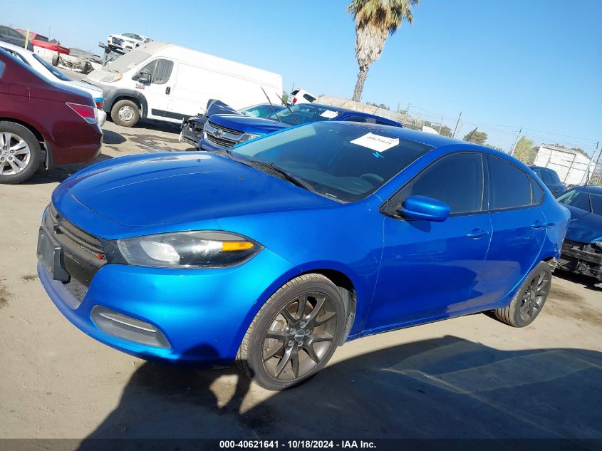 2015 Dodge Dart Se VIN: 1C3CDFAA4FD352872 Lot: 40621641