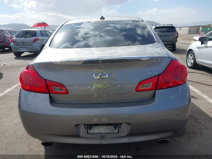 2007 Infiniti G35 Journey VIN: JNKBV61E07M722142 Lot: 40621646