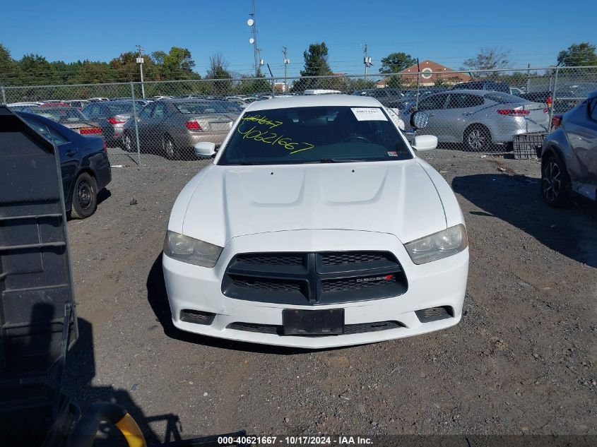 2013 Dodge Charger Police VIN: 2C3CDXAT5DH721763 Lot: 40621667