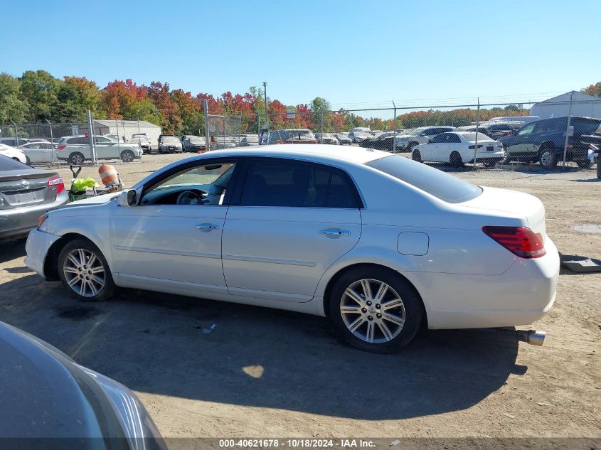 2010 Toyota Avalon Limited VIN: 4T1BK3DB9AU358297 Lot: 40621678