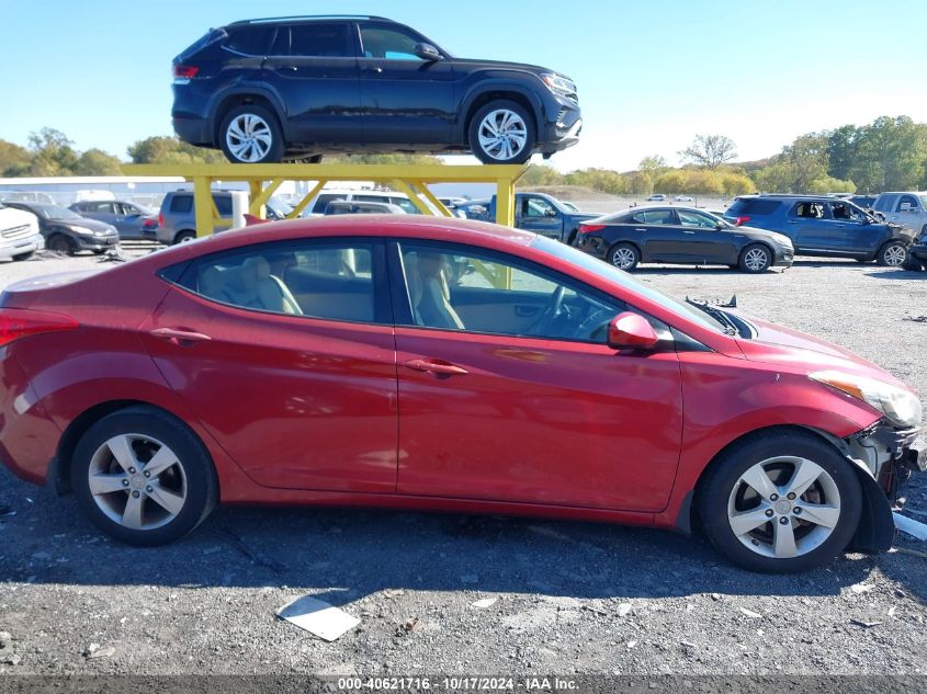 2013 Hyundai Elantra Gls VIN: 5NPDH4AEXDH326196 Lot: 40621716