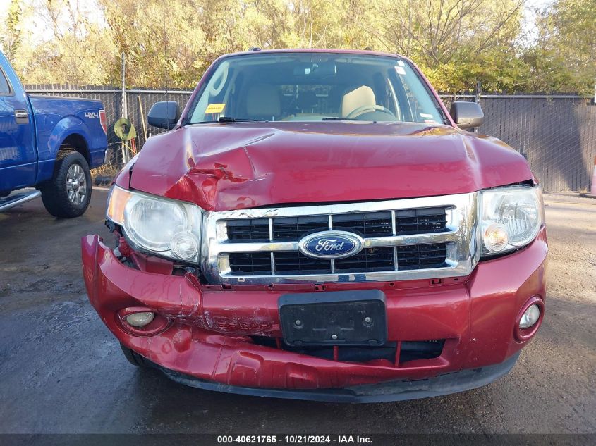 2012 Ford Escape Xlt VIN: 1FMCU9D7XCKB91055 Lot: 40621765