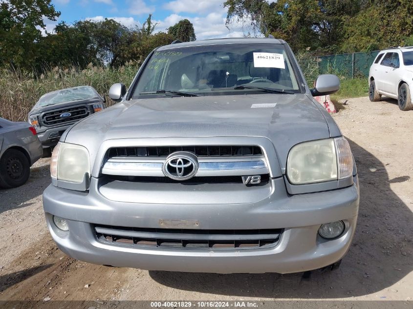 2006 Toyota Sequoia Sr5 V8 VIN: 5TDBT44A56S263214 Lot: 40621829