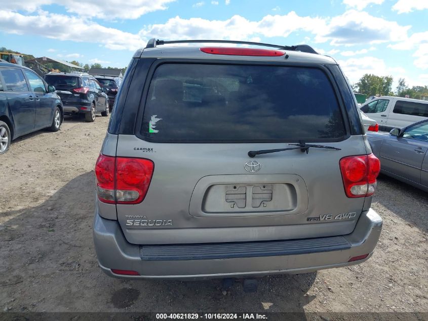 2006 Toyota Sequoia Sr5 V8 VIN: 5TDBT44A56S263214 Lot: 40621829