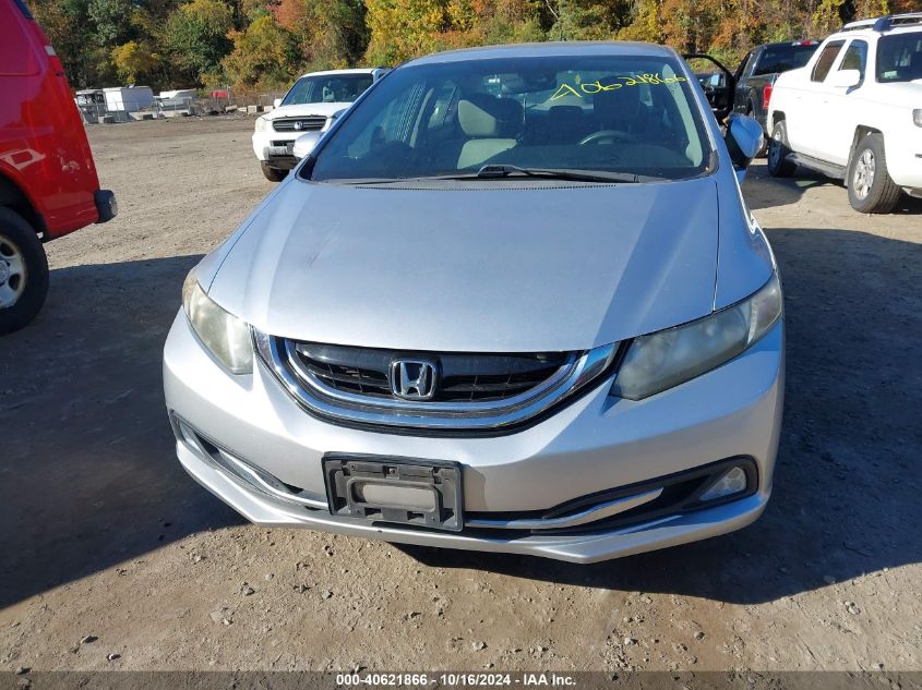 2013 Honda Civic Hybrid VIN: 19XFB4F20DE202189 Lot: 40621866