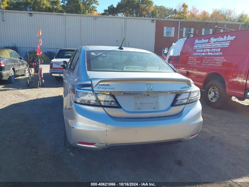 2013 Honda Civic Hybrid VIN: 19XFB4F20DE202189 Lot: 40621866