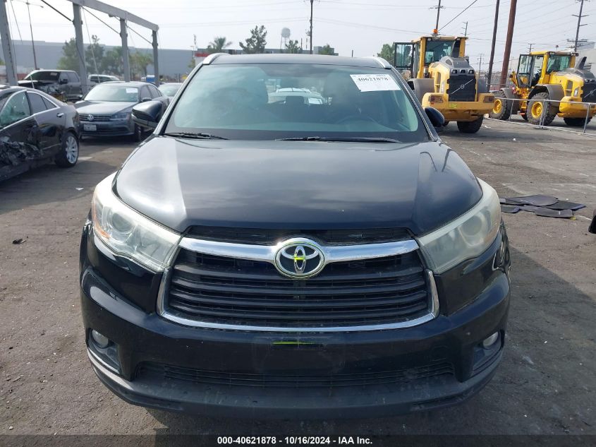 VIN 5TDKKRFH5GS134563 2016 Toyota Highlander, Xle V6 no.12