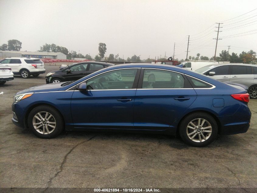 2017 HYUNDAI SONATA - 5NPE24AFXHH579135