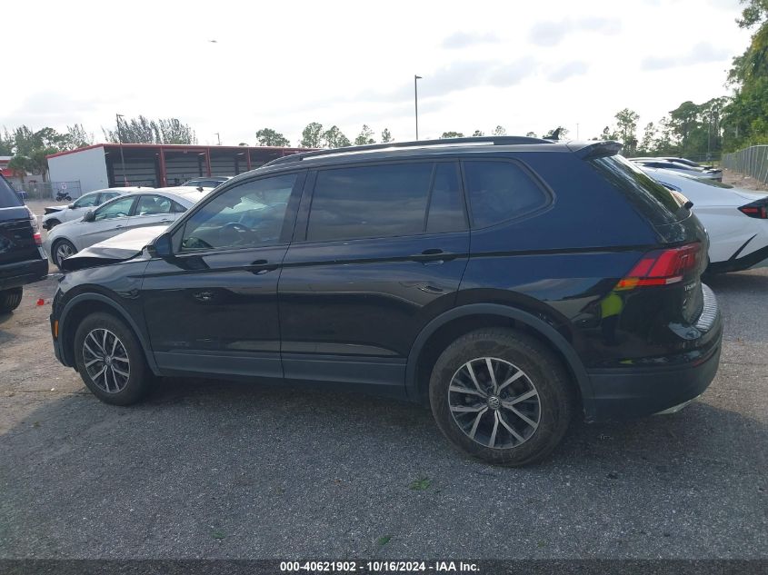 2021 Volkswagen Tiguan S VIN: 3VV1B7AX1MM054351 Lot: 40621902