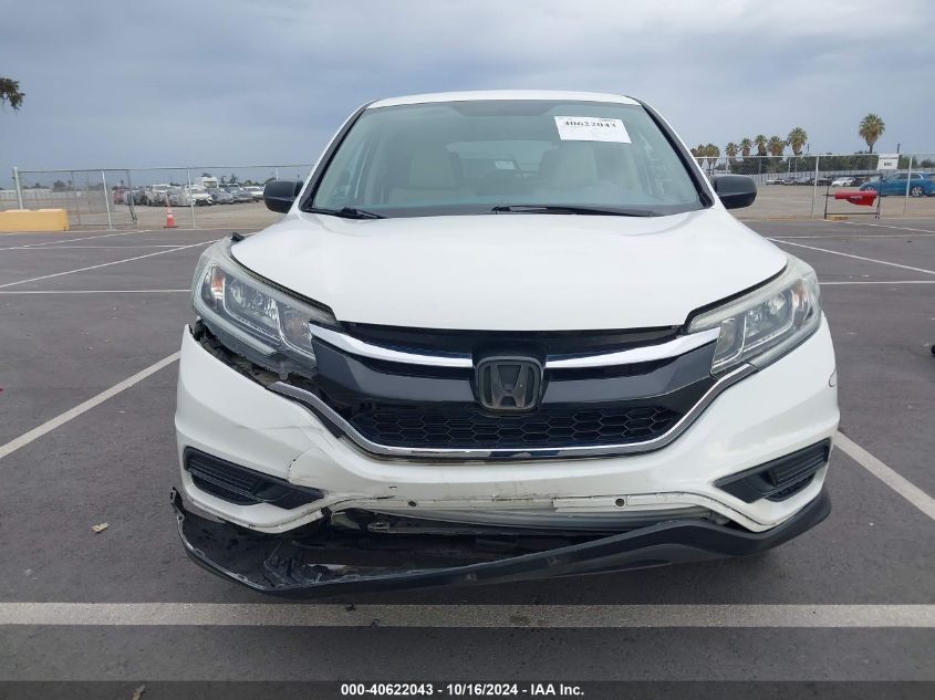 2016 Honda Cr-V Se VIN: 5J6RM3H49GL005138 Lot: 40622043