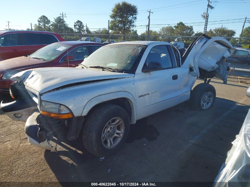 2002 Dodge Dakota Sport/Rt VIN: 1B7GL32X42S517312 Lot: 40622045