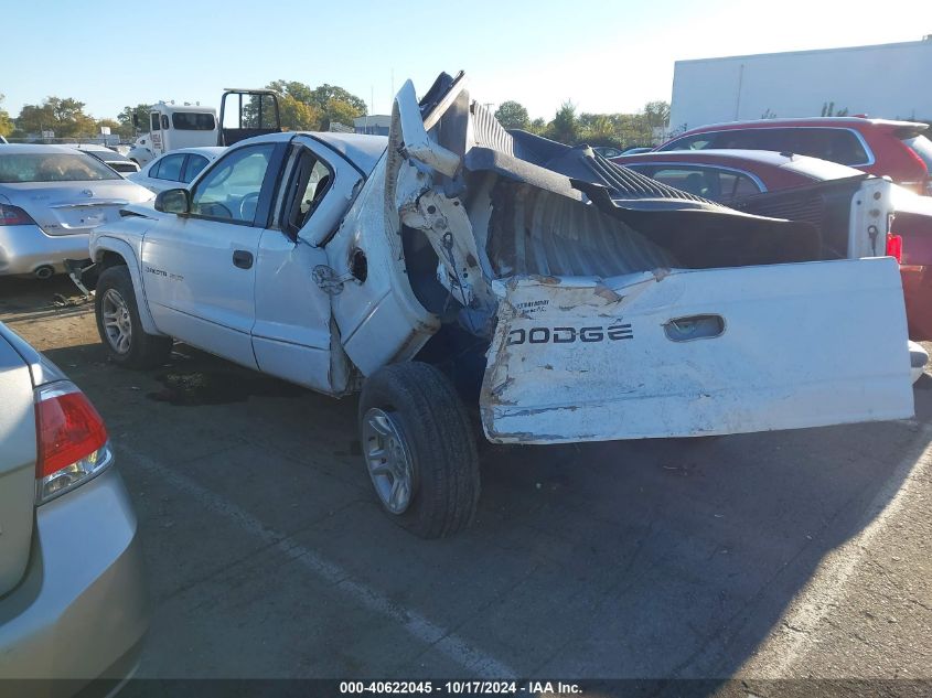 2002 Dodge Dakota Sport/Rt VIN: 1B7GL32X42S517312 Lot: 40622045