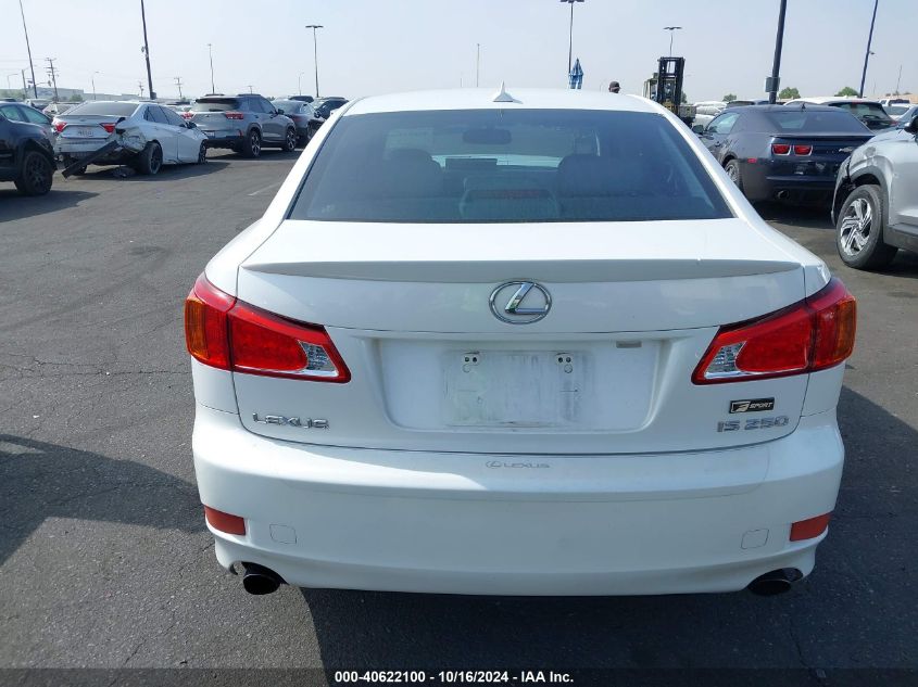 2010 Lexus Is 250 VIN: JTHBF5C21A5125934 Lot: 40622100