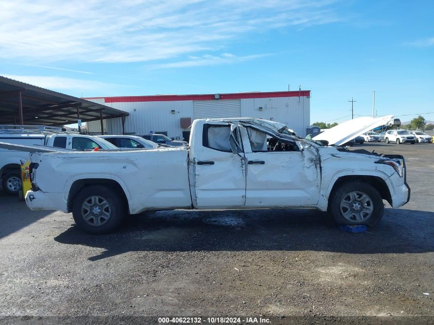 2022 Toyota Tundra Sr VIN: 5TFKB5CD5NX001268 Lot: 40622132