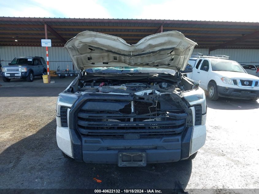 2022 Toyota Tundra Sr VIN: 5TFKB5CD5NX001268 Lot: 40622132